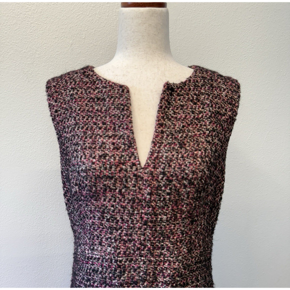 Diane Von Furstenberg Yvette Dress Womens Size 12 Boucle Tweed Preppy Academia - Picture 2 of 9